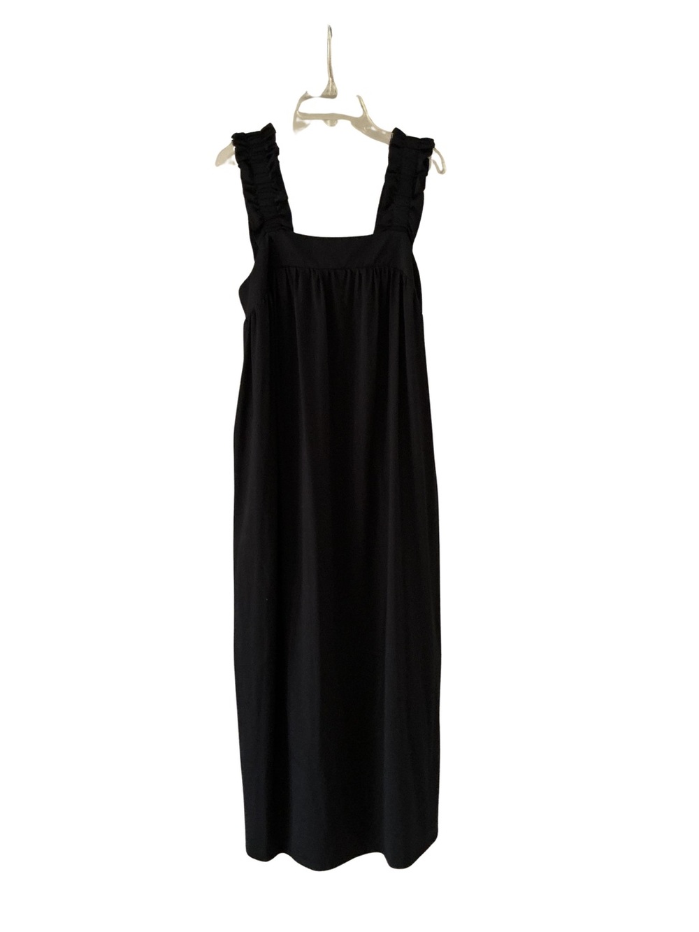 A New Day Black Maxi Dress with Ruffle Straps